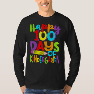 T-shirt Joyeux 100ème Jour De L'École Maternelle Drôle Ens