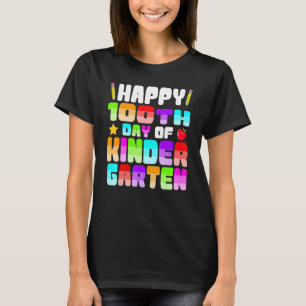 T-shirt Joyeux 100ème Jour De Maternelle Chemises Kinder S