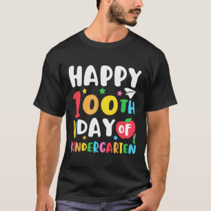 T-shirt Joyeux 100ème Jour De Maternelle Enseignant Enfant
