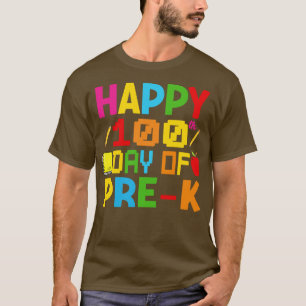 T-shirt Joyeux 100ème Jour de Prek 100 Jour de l'école ken