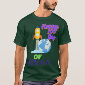 T-shirt Joyeux 100Jour De L'École T