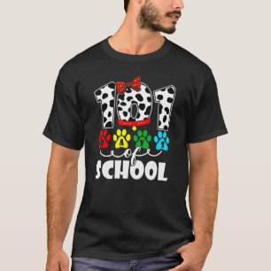 T-shirt Joyeux 101 Jours École Chien Étudiant Ou Enseignan