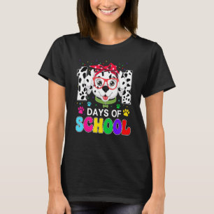 T-shirt Joyeux 101 Jours Étudiant Amoureux des chiens À L'