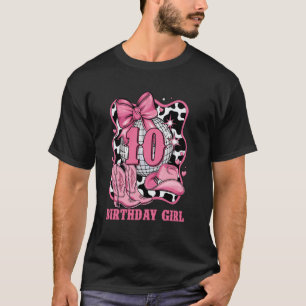 T-shirt Joyeux 10e anniversaire fille arc rodéo western co