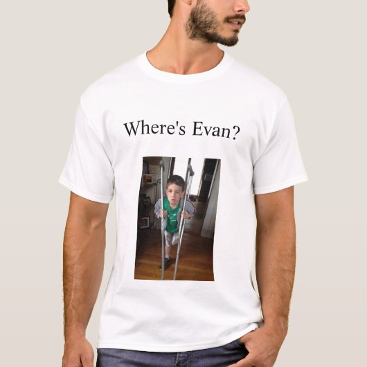 T-shirt Joyeux 18e anniversaire Evan ! (Devant)