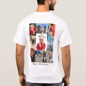T-shirt Joyeux 18e anniversaire Evan ! (Dos)