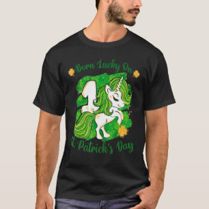 T-shirt Joyeux 1 an Anniversaire B Jour Unicorn St Patrick
