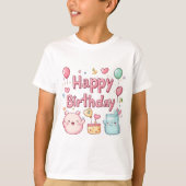 T-shirt Joyeux 1er Anniversaire - Jolie conception d'Anniv (Devant)