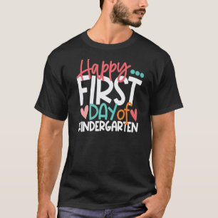 T-shirt Joyeux 1er jour de maternelle professeur élève ret