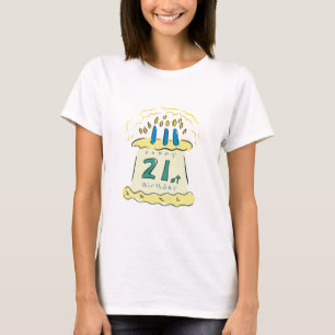 T-shirt Joyeux 21ème anniversaire !