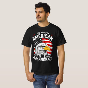 T-shirt Joyeux 250e anniversaire Amérique 4 juillet
