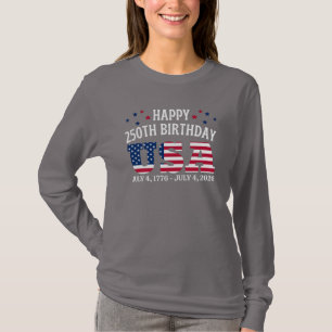 T-shirt Joyeux 250e anniversaire États-Unis 4 juillet