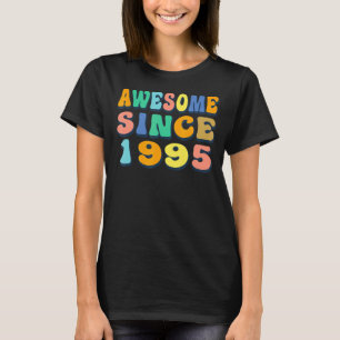 T-shirt Joyeux 27ème anniversaire 27 ans Awesome depuis 19