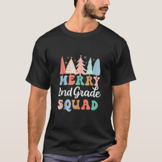T-shirt Joyeux 2e année d'équipe Enseignant de 2e année En