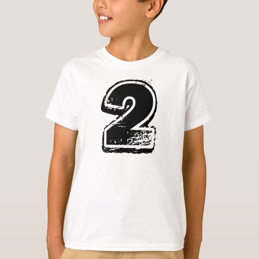 T-shirt Joyeux 2ème anniversaire (Devant)