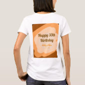 T-shirt Joyeux 30e anniversaire rustique bois Halloween au (Dos)