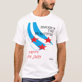 T-Shirt : Joyeux 4 juillet . (Devant)