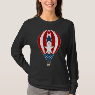 T-shirt Joyeux 4 juillet à chaud ballon Tee A Balloonati