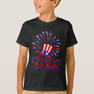 T-shirt Joyeux 4 juillet Amérique célébrant la liberté