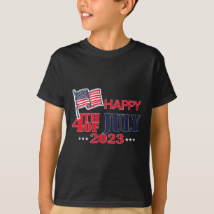 T-shirt Joyeux 4 juillet Amérique Joyeuse fête de l'indépe