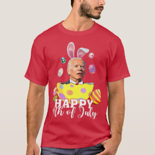 T-shirt Joyeux 4 juillet drôle Joe Biden Pâques Vacances V