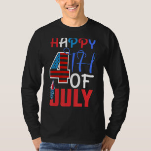 T-shirt Joyeux 4 juillet Fête de l'Indépendance 1776 F amé