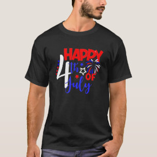 T-shirt Joyeux 4 juillet fête de l'indépendance 4 juillet