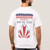 T-shirt Joyeux 4 juillet fête de l'indépendance de l'Améri (Dos)