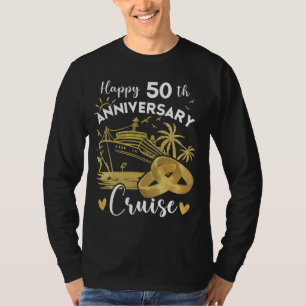 T-shirt Joyeux 50e anniversaire Cruise Tee Golden Mariage