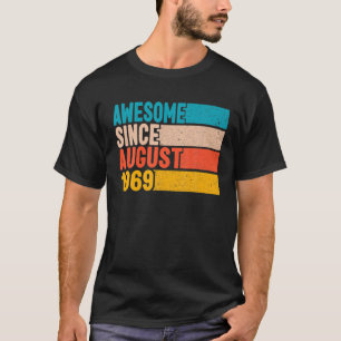 T-shirt Joyeux 53E Anniversaire 53 Anniversaire Awesome De