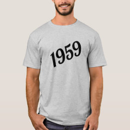 T-shirt Joyeux 60e Anniversaire 1959