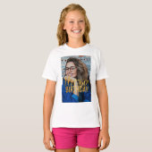 T-shirt Joyeux 60e anniversaire Script photo personnalisée (Devant entier)