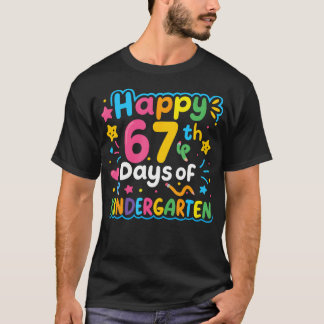 T-shirt Joyeux 67e jour de maternelle Mème 67 enfants