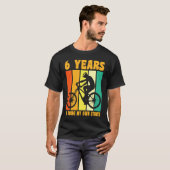 T-shirt Joyeux 6e anniversaire 6 ans Vélo 6 ans 6e B (Devant entier)