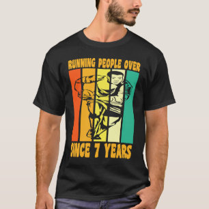 T-shirt Joyeux 7 Anniversaire 7 Anniversaire Rugby Vintage
