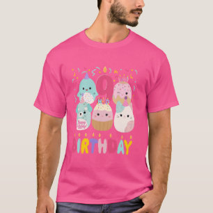T-shirt Joyeux 9 Anniversaire Squish Squad Mallow Girl Gir
