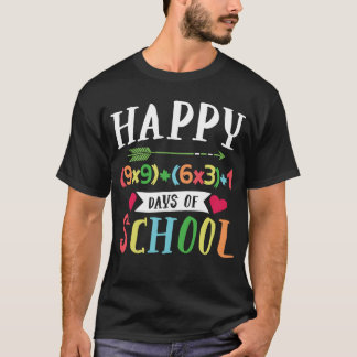 T-shirt Joyeux (9x9)+(6x3)+1 100e Jour De L'École
