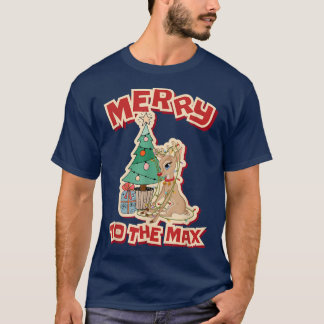 T-shirt Joyeux À La Ma, Joyeux Rindeer De Noël