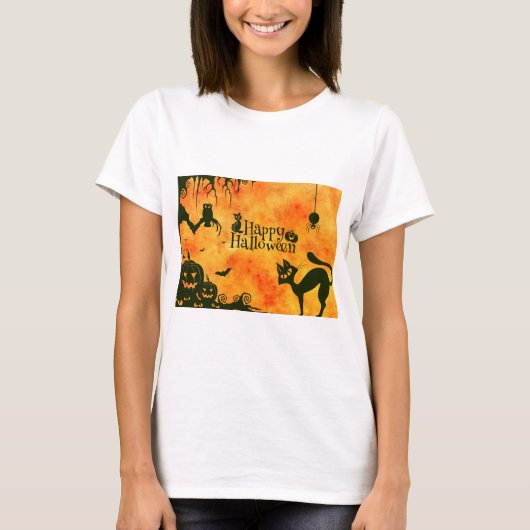 T-shirt joyeux alloween (Devant)