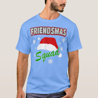 T-shirt Joyeux amis Squad amis Fête de Noël Casquette