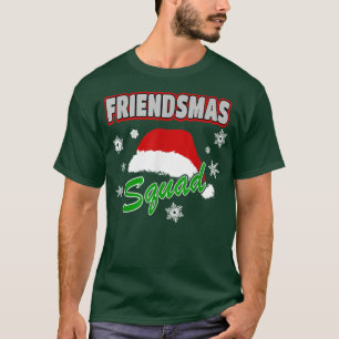 T-shirt Joyeux amis Squad amis Fête de Noël Casquette