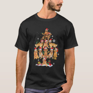 T-shirt Joyeux Amoureux de les chiens Woofmas éclaire mauv