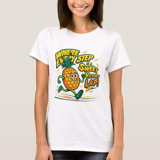 T-shirt Joyeux ananas (Devant)