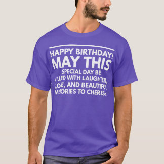 T-shirt Joyeux anniversaire