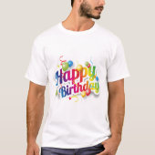 T-Shirt Joyeux Anniversaire (Devant)