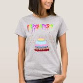 T-shirt Joyeux anniversaire (Devant)