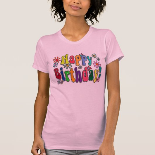 T-shirt Joyeux anniversaire (Devant)