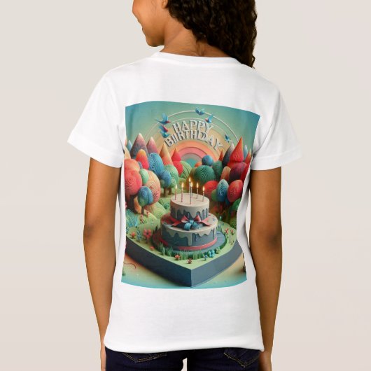 T-Shirt Joyeux Anniversaire (Dos)