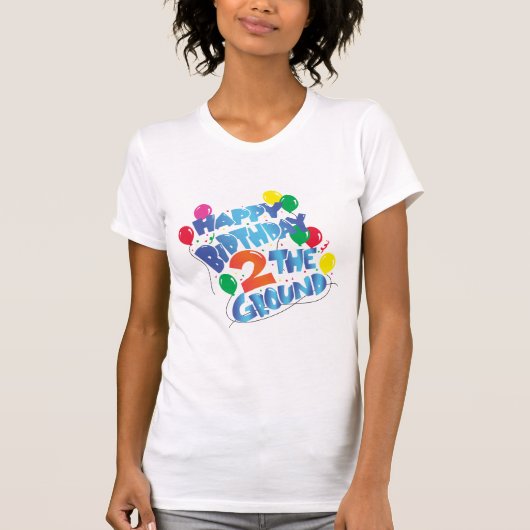 T-shirt Joyeux anniversaire (Devant)