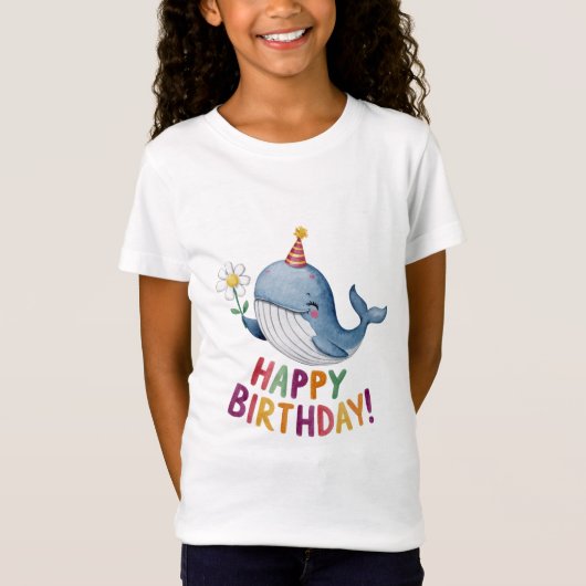 T-Shirt Joyeux anniversaire (Devant)